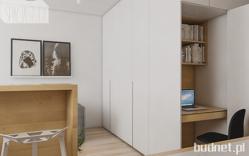 salon w kawalerce by Spacja Studio